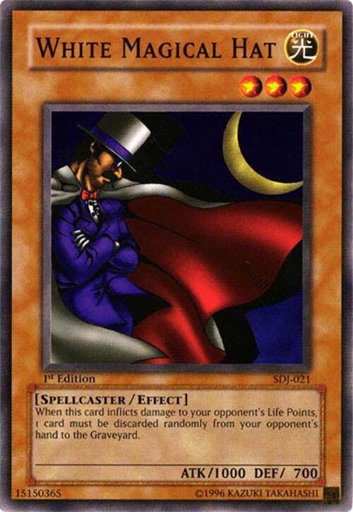 White Magical Hat SDJ-021 card from Starter Deck: Joey