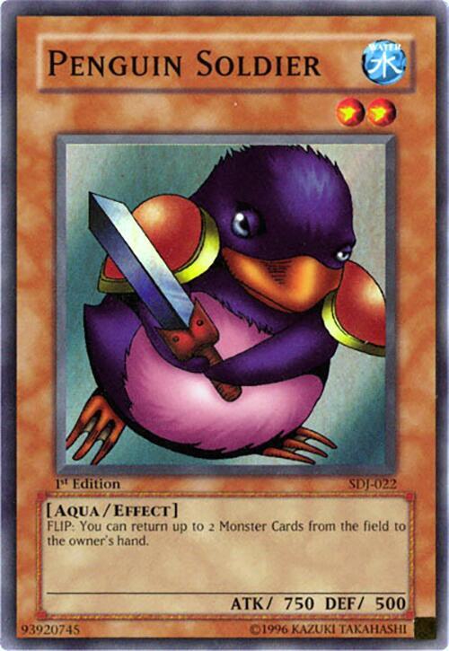 Penguin Soldier SDJ-022 card from Starter Deck: Joey