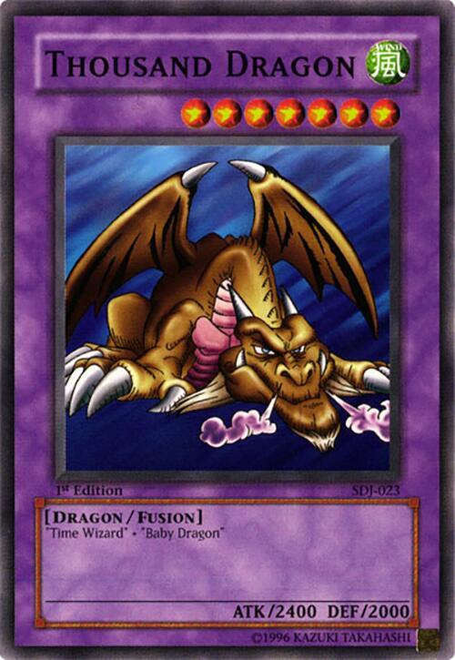 Thousand Dragon SDJ-023 card from Starter Deck: Joey