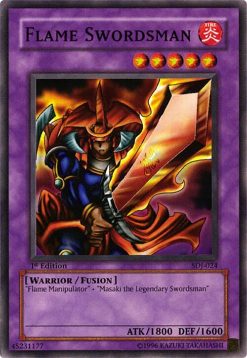 Flame Swordsman SDJ-024 card from Starter Deck: Joey
