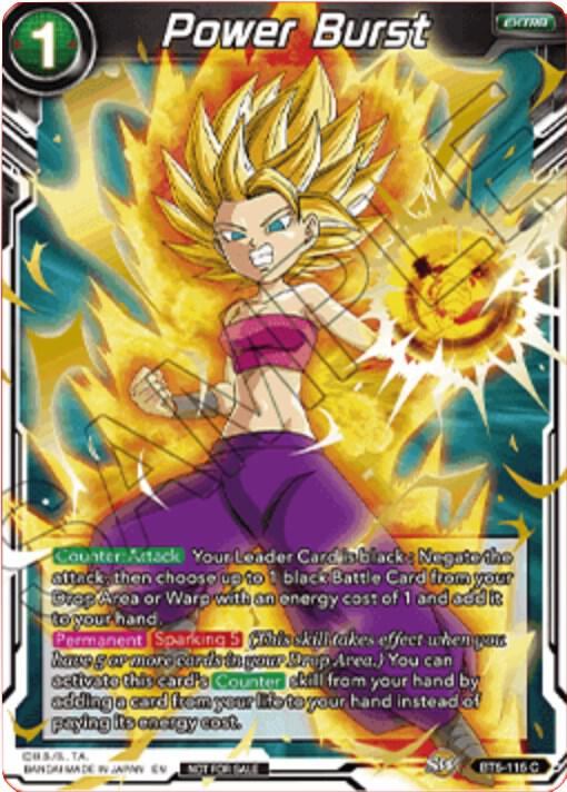 Power Burst (Gold Stamped) BT5-115 card from Tournament Promotion Cards