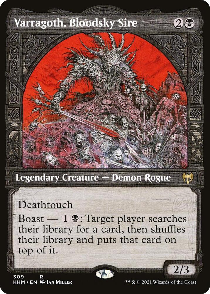 Varragoth, Bloodsky Sire (Showcase) 309 card from Kaldheim