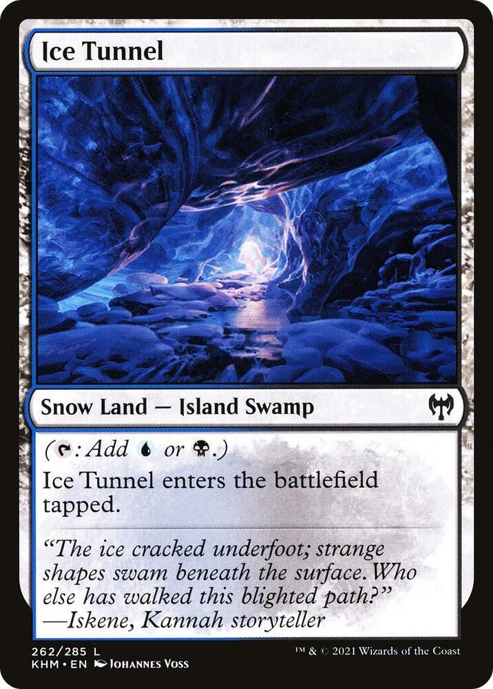 Ice Tunnel 262 card from Kaldheim