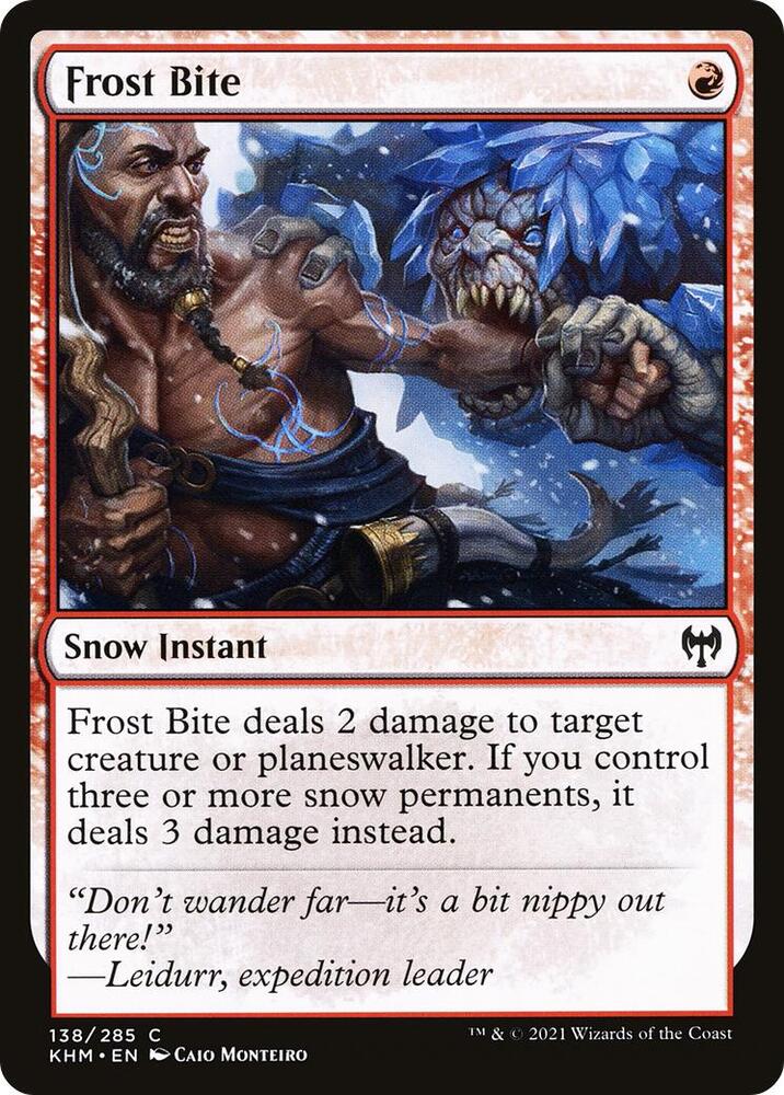 Frost Bite 138 card from Kaldheim