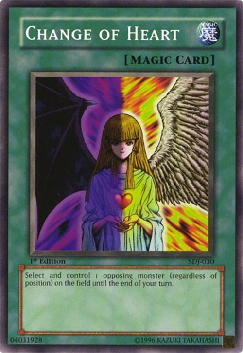 Change of Heart SDJ-030 card from Starter Deck: Joey
