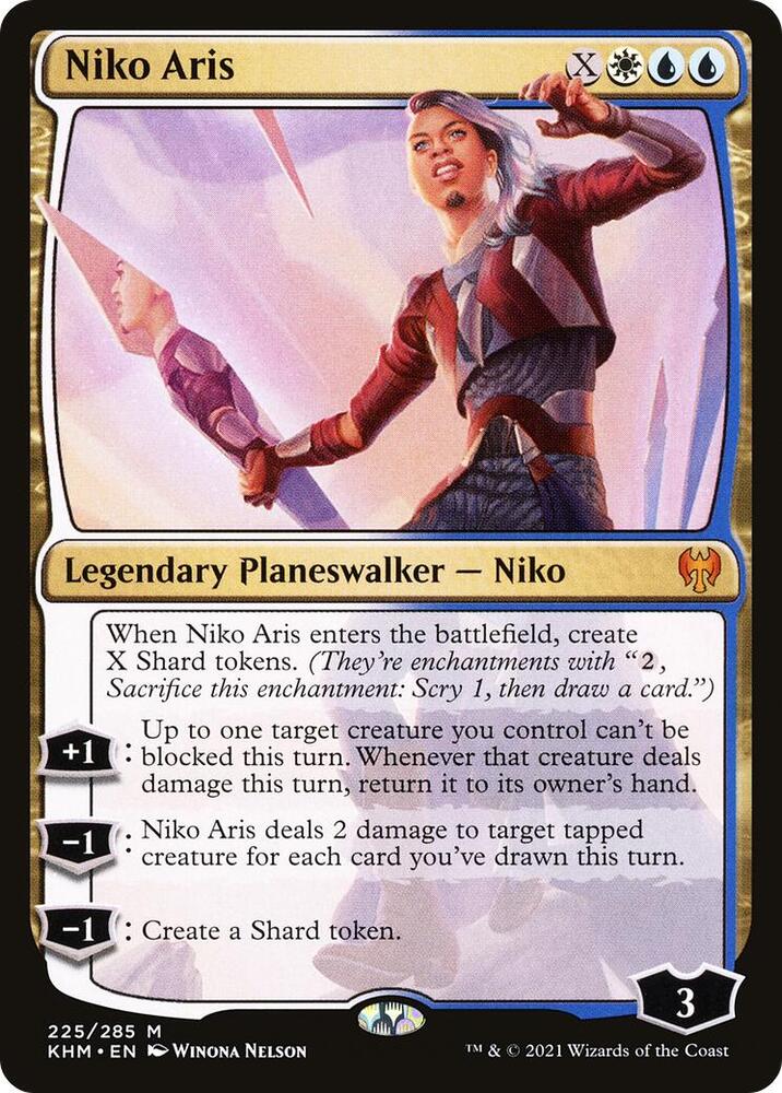 Niko Aris 225 card from Kaldheim
