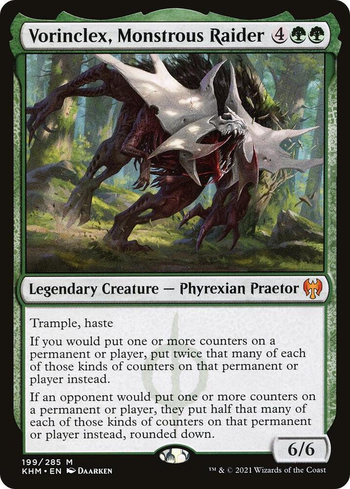 Vorinclex, Monstrous Raider 199 card from Kaldheim
