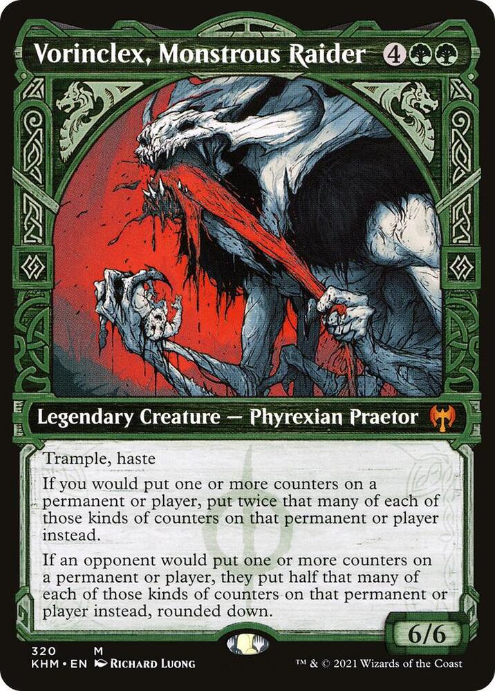 Vorinclex, Monstrous Raider (Showcase) 320 card from Kaldheim