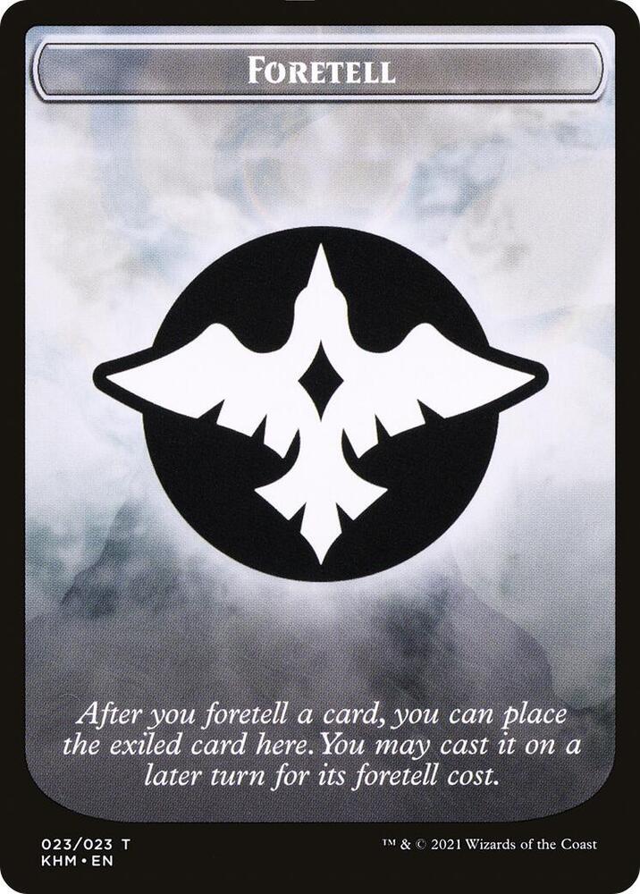 Helper Card - Foretell 23 card from Kaldheim