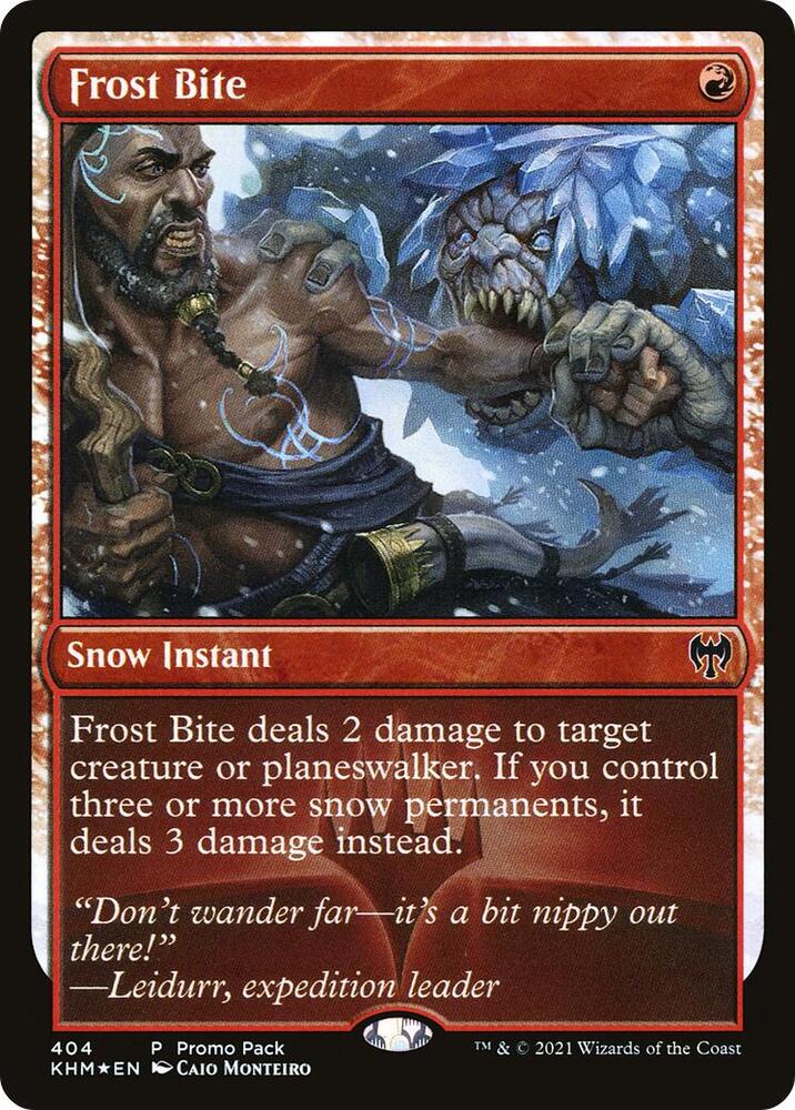 Frost Bite 404 card from Promo Pack: Kaldheim