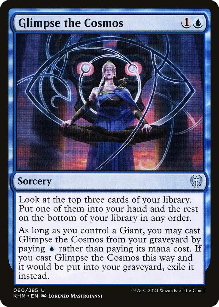 Glimpse the Cosmos 60 card from Kaldheim