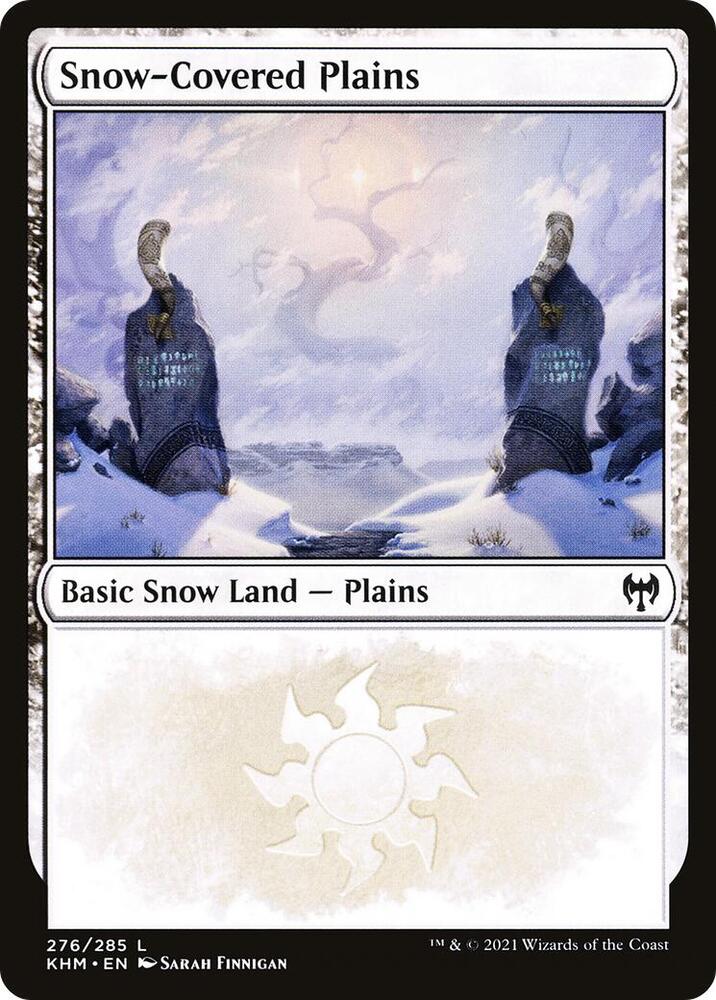 Snow-Covered Plains 276 card from Kaldheim