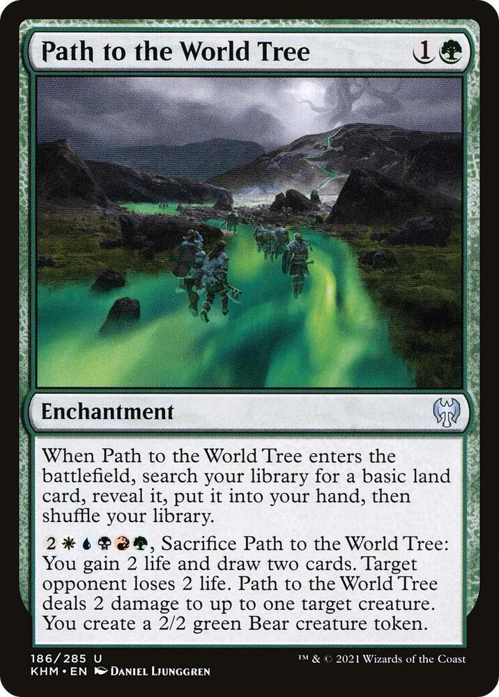 Path to the World Tree 186 card from Kaldheim