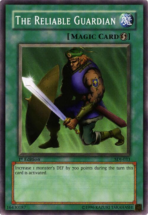 The Reliable Guardian SDJ-033 card from Starter Deck: Joey