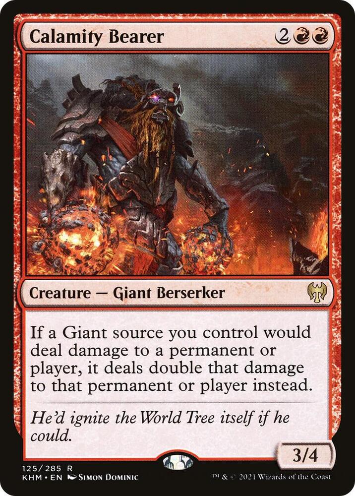 Calamity Bearer 125 card from Kaldheim