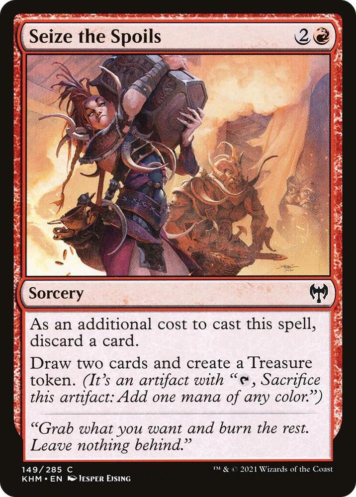 Seize the Spoils 149 card from Kaldheim