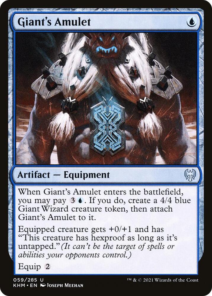 Giant's Amulet 59 card from Kaldheim