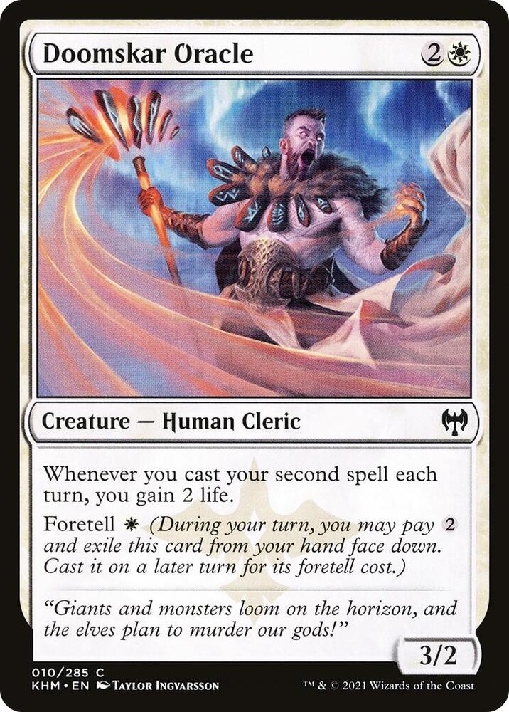 Doomskar Oracle 10 card from Kaldheim