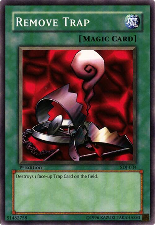 Remove Trap SDJ-034 card from Starter Deck: Joey