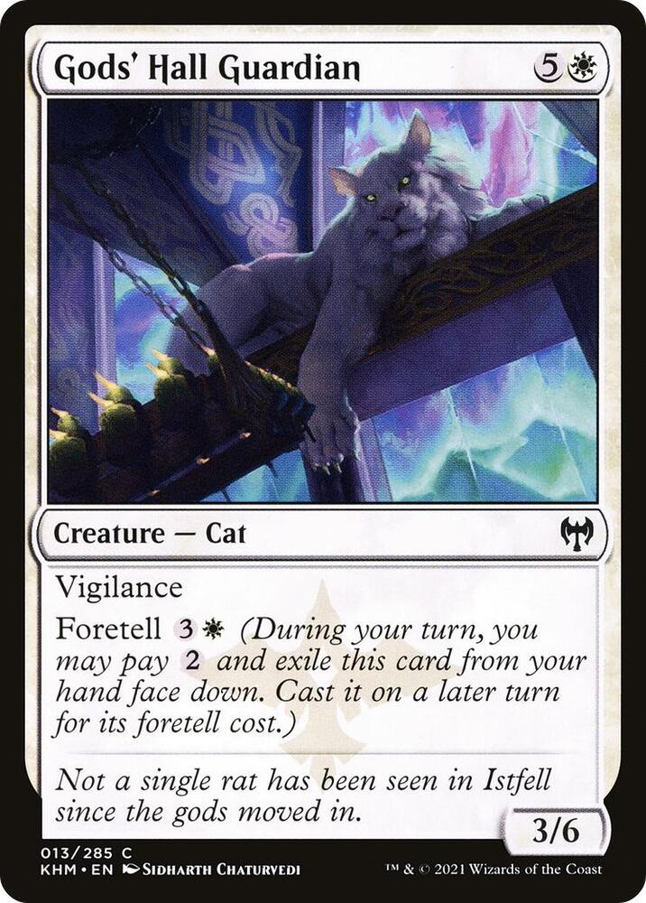 Gods' Hall Guardian 13 card from Kaldheim