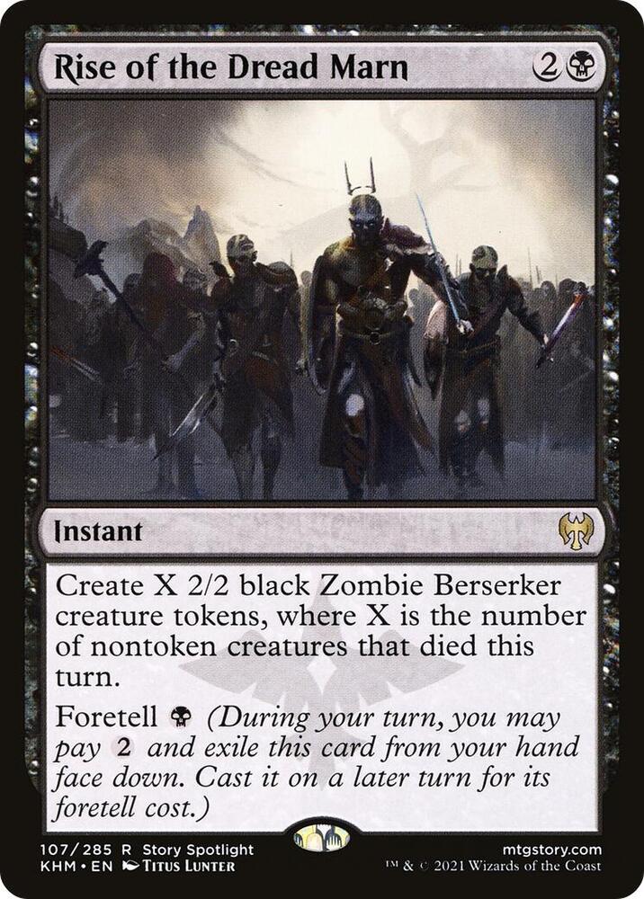 Rise of the Dread Marn 107 card from Kaldheim