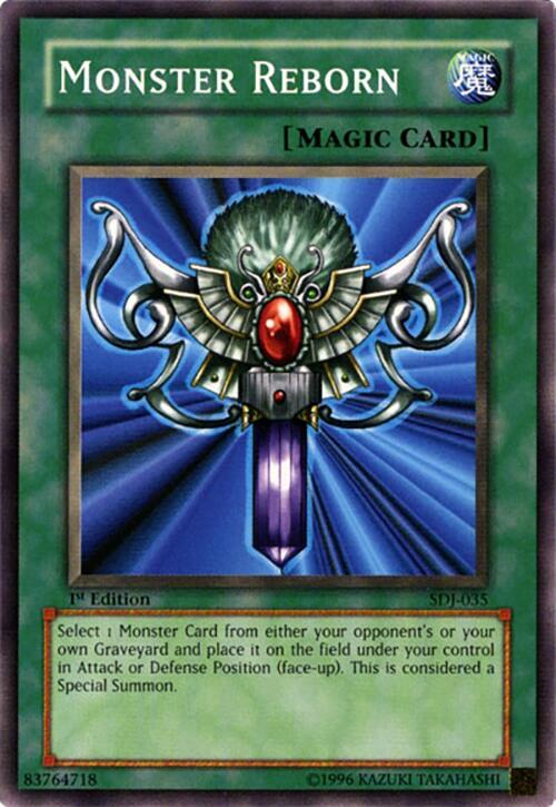 Monster Reborn SDJ-035 card from Starter Deck: Joey