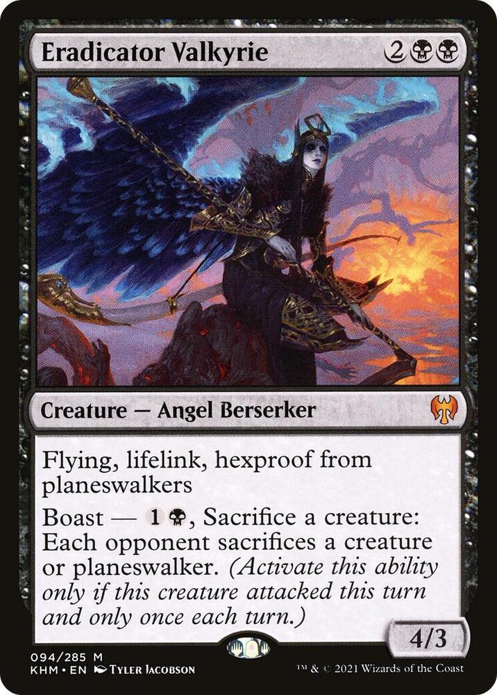 Eradicator Valkyrie 94 card from Kaldheim