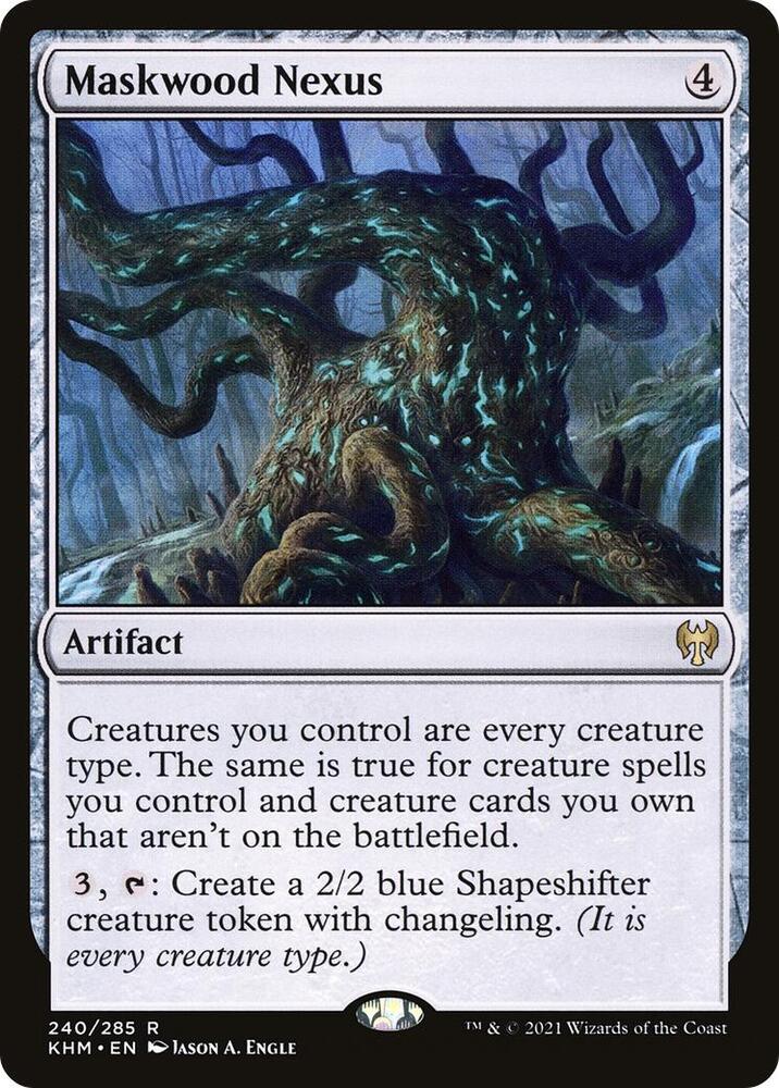 Maskwood Nexus 240 card from Kaldheim