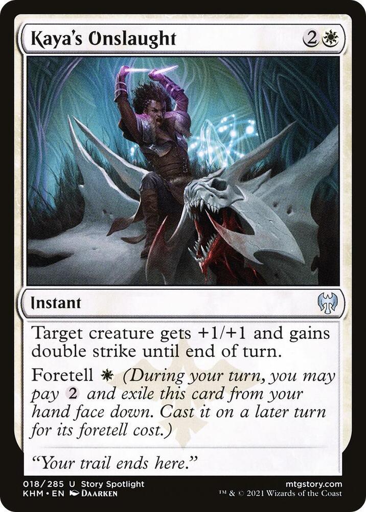 Kaya's Onslaught 18 card from Kaldheim