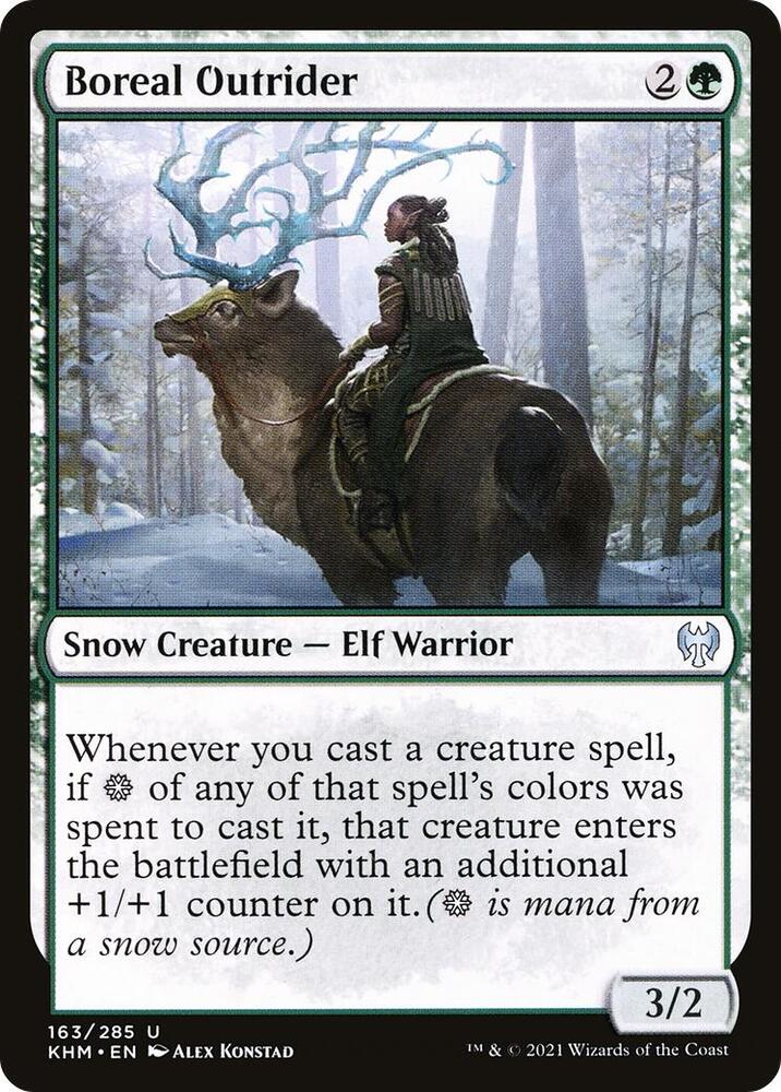 Boreal Outrider 163 card from Kaldheim