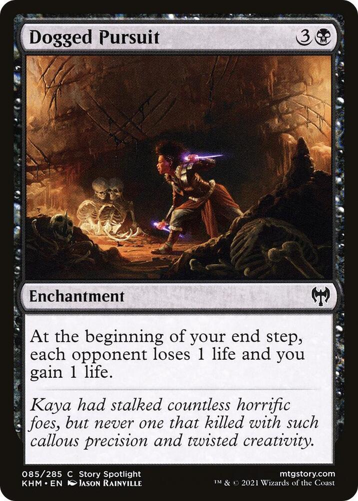 Dogged Pursuit 85 card from Kaldheim