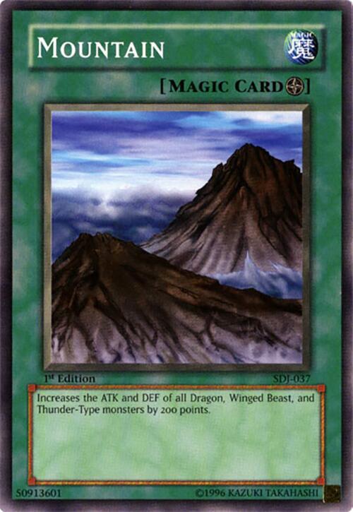 Mountain SDJ-037 card from Starter Deck: Joey