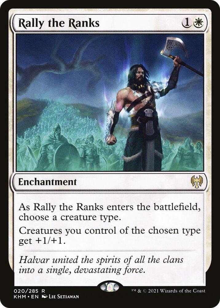 Rally the Ranks 20 card from Kaldheim