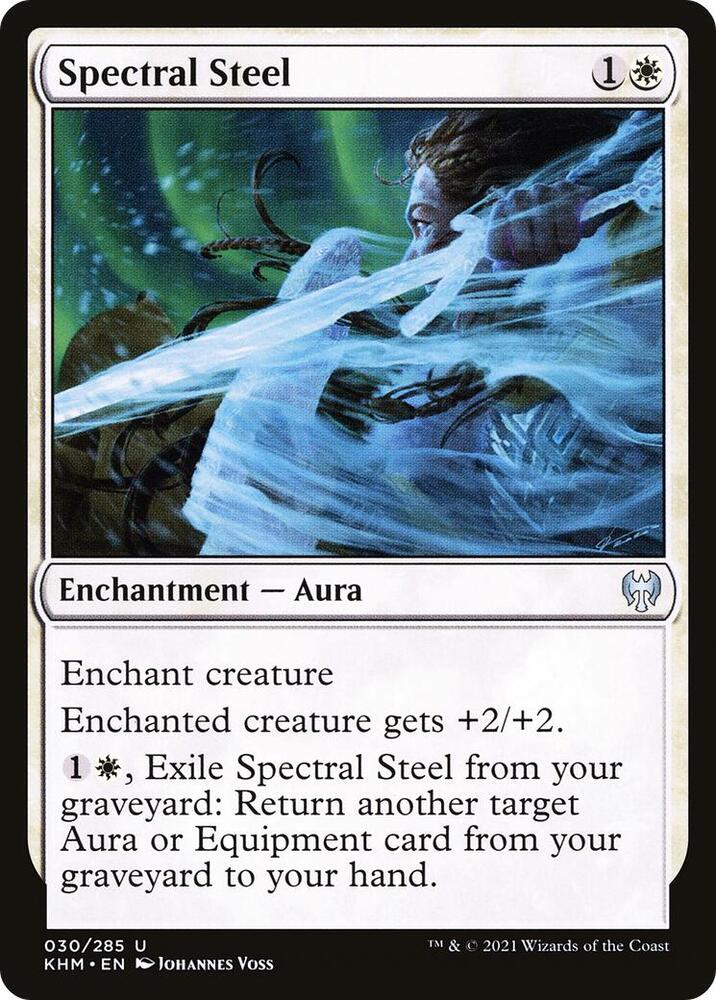 Spectral Steel 30 card from Kaldheim
