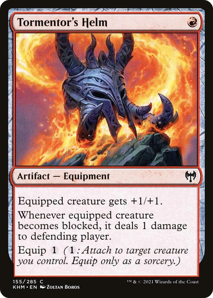 Tormentor's Helm 155 card from Kaldheim