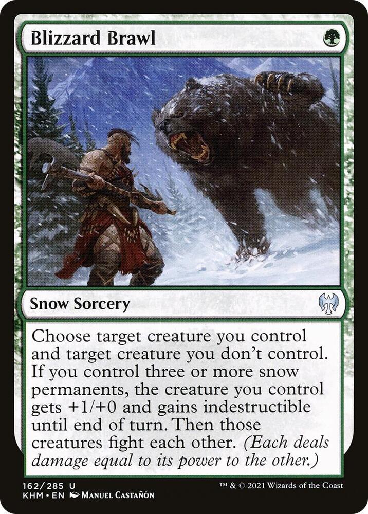 Blizzard Brawl 162 card from Kaldheim