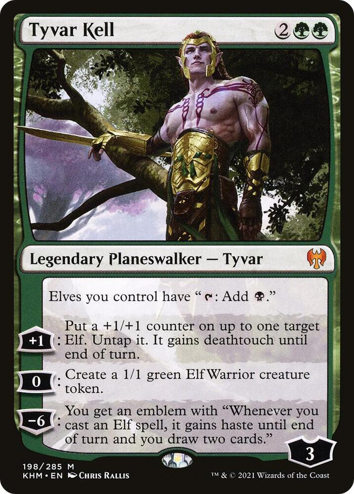 Tyvar Kell 198 card from Kaldheim