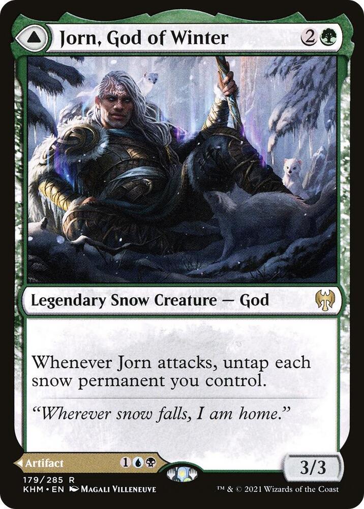Jorn, God of Winter 179 card from Kaldheim