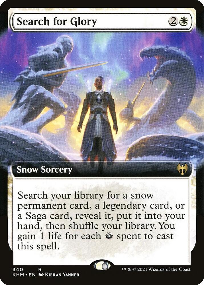 Search for Glory (Extended Art) 340 card from Kaldheim
