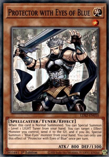 Protector with Eyes of Blue LDS2-EN010 card from Legendary Duelists: Season 2