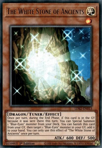 The White Stone of Ancients LDS2-EN013 card from Legendary Duelists: Season 2
