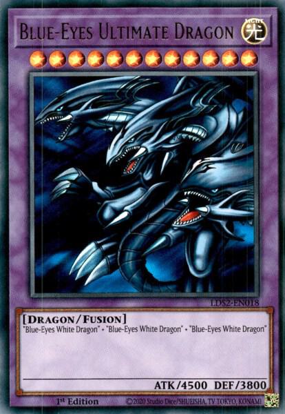 Blue-Eyes Ultimate Dragon LDS2-EN018 card from Legendary Duelists: Season 2