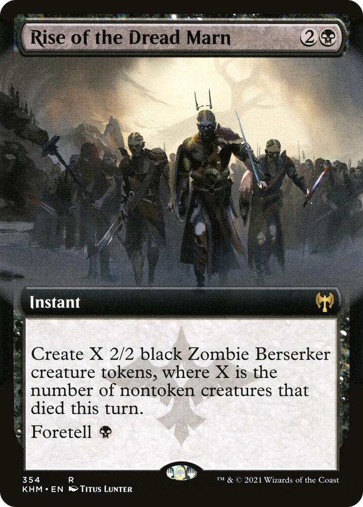 Rise of the Dread Marn (Extended Art) 354 card from Kaldheim