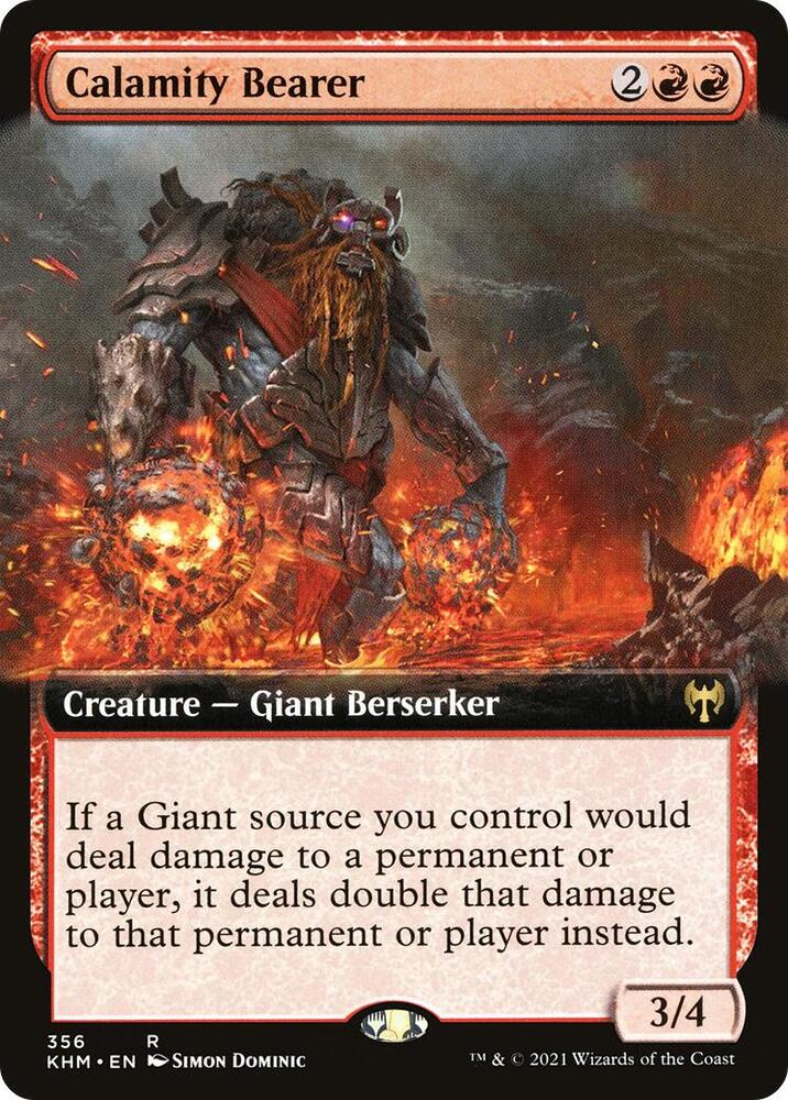 Calamity Bearer (Extended Art) 356 card from Kaldheim