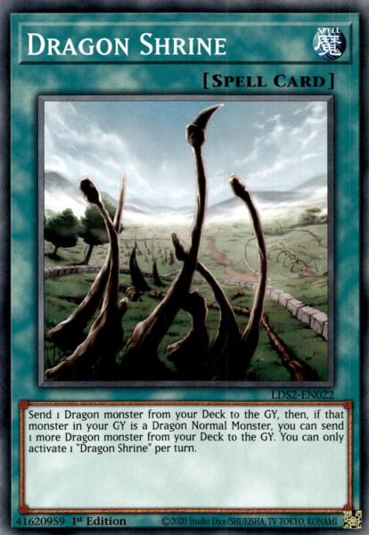 Dragon Shrine LDS2-EN022 card from Legendary Duelists: Season 2