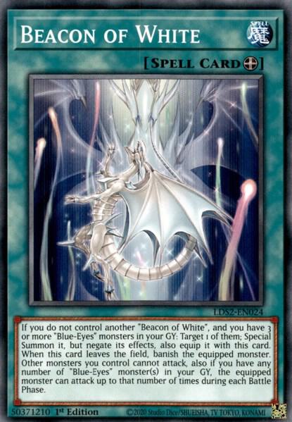 Beacon of White LDS2-EN024 card from Legendary Duelists: Season 2
