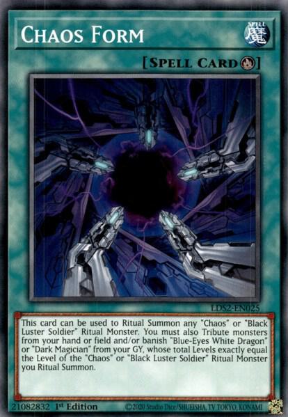 Chaos Form LDS2-EN025 card from Legendary Duelists: Season 2