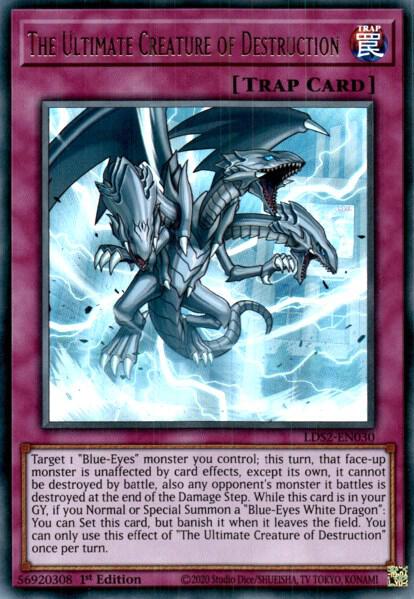 The Ultimate Creature of Destruction LDS2-EN030 card from Legendary Duelists: Season 2