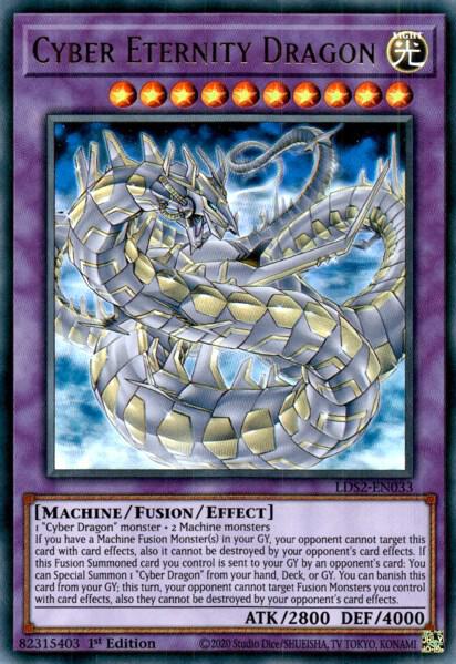 Cyber Eternity Dragon LDS2-EN033 card from Legendary Duelists: Season 2