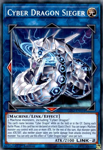 Cyber Dragon Sieger LDS2-EN034 card from Legendary Duelists: Season 2